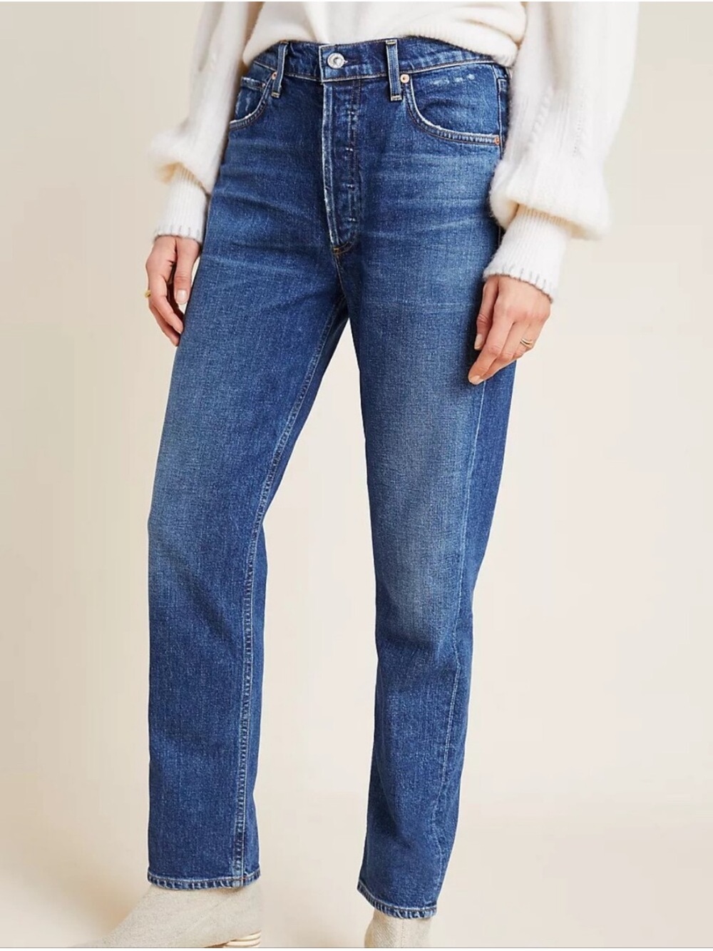🤍 Citizens of Humanity Charlotte Straight Leg Jeans Size 28  Blue 99% Cotton